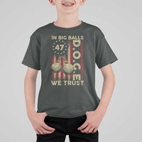 DOGE In Big Balls We Trust 2025 T Shirt For Kid Vintage Betsy Ross Flag