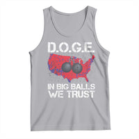 DOGE In Big Balls We Trust 2025 Tank Top Vintage American Map