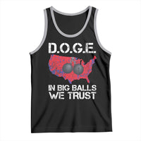 DOGE In Big Balls We Trust 2025 Tank Top Vintage American Map