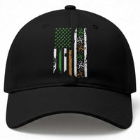 Funny Irish American Vintage Shamrock Flag Baseball Cap