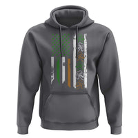 Funny Irish American Vintage Shamrock Flag Hoodie