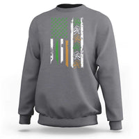 Funny Irish American Vintage Shamrock Flag Sweatshirt