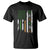 Funny Irish American Vintage Shamrock Flag T Shirt