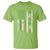 Funny Irish American Vintage Shamrock Flag T Shirt