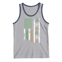 Funny Irish American Vintage Shamrock Flag Tank Top