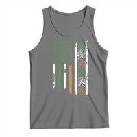 Funny Irish American Vintage Shamrock Flag Tank Top
