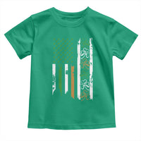 Funny Irish American Vintage Shamrock Flag Toddler T Shirt
