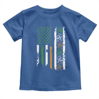 Funny Irish American Vintage Shamrock Flag Toddler T Shirt
