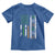 Funny Irish American Vintage Shamrock Flag Toddler T Shirt
