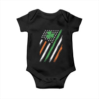 Funny Irish American Flag Shamrock Baby Onesie