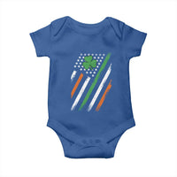 Funny Irish American Flag Shamrock Baby Onesie