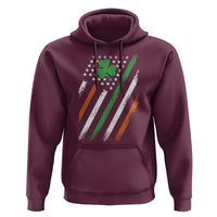 Funny Irish American Flag Shamrock Hoodie