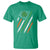 Funny Irish American Flag Shamrock T Shirt