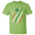 Funny Irish American Flag Shamrock T Shirt