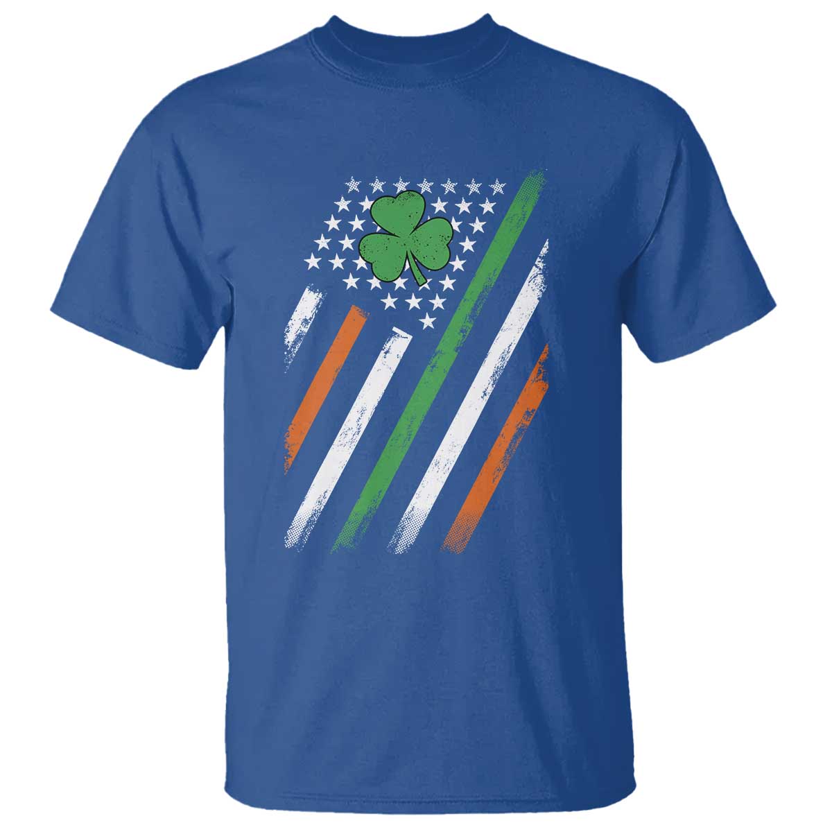Funny Irish American Flag Shamrock T Shirt
