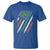 Funny Irish American Flag Shamrock T Shirt