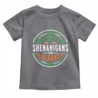 Funny First Shenanigans Then Malarkey Toddler T Shirt Irish Shamrock St Patrick's Day
