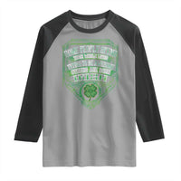 Funny Irish Pride Raglan Shirt Some People Spend Their Whole Lives Trying To Be Awesome Others Are Born Irish