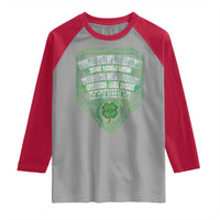 Funny Irish Pride Raglan Shirt Some People Spend Their Whole Lives Trying To Be Awesome Others Are Born Irish