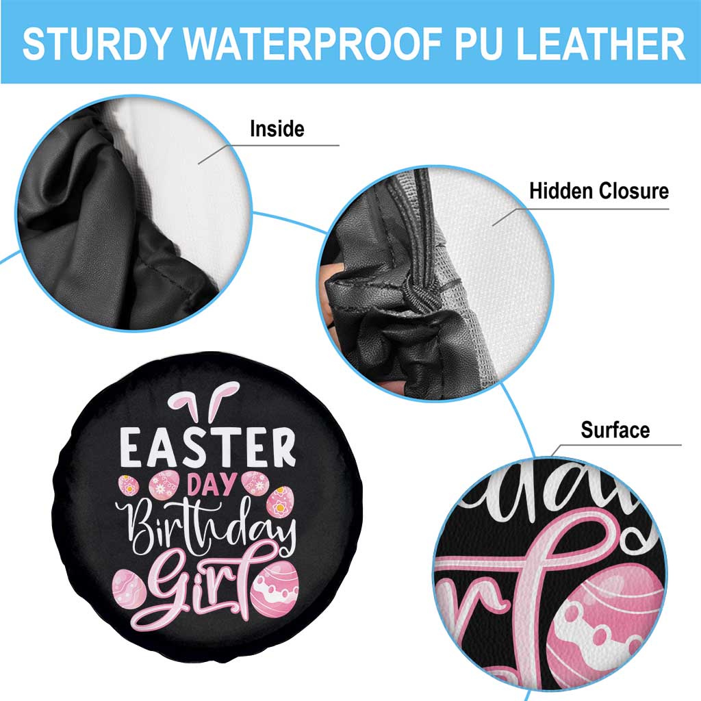 Funny Easter Day Birthday Girl Spare Tire Cover Born On Easter Day Eggs