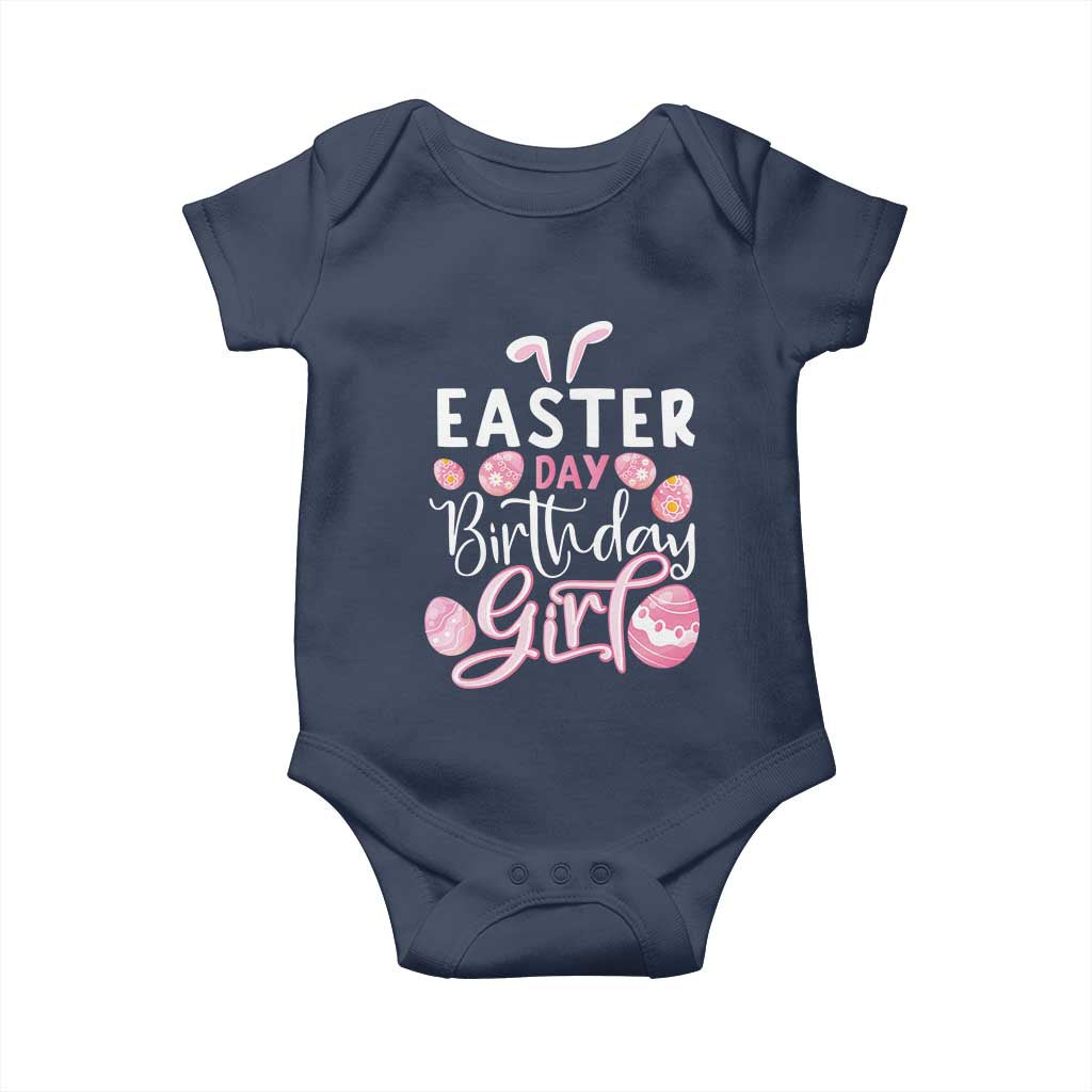 Funny Easter Day Birthday Girl Baby Onesie Born On Easter Day Eggs