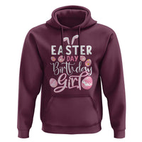 Funny Easter Day Birthday Girl Hoodie Born On Easter Day Eggs