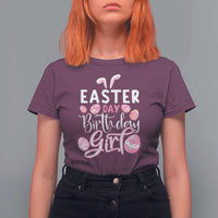 Funny Easter Day Birthday Girl T Shirt For Women Born On Easter Day Eggs