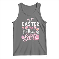 Funny Easter Day Birthday Girl Tank Top Born On Easter Day Eggs