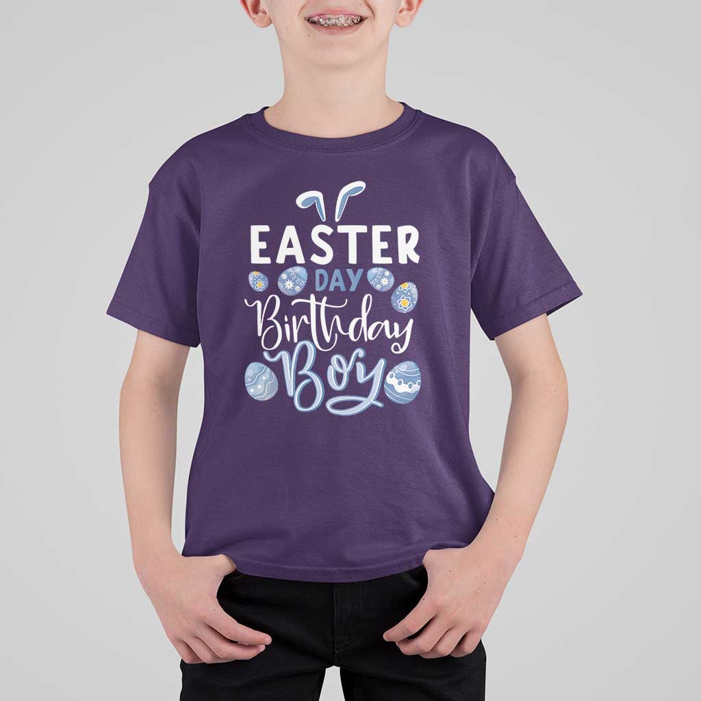 Funny Easter Day Birthday Boy T Shirt For Kid Born On Easter Day Eggs