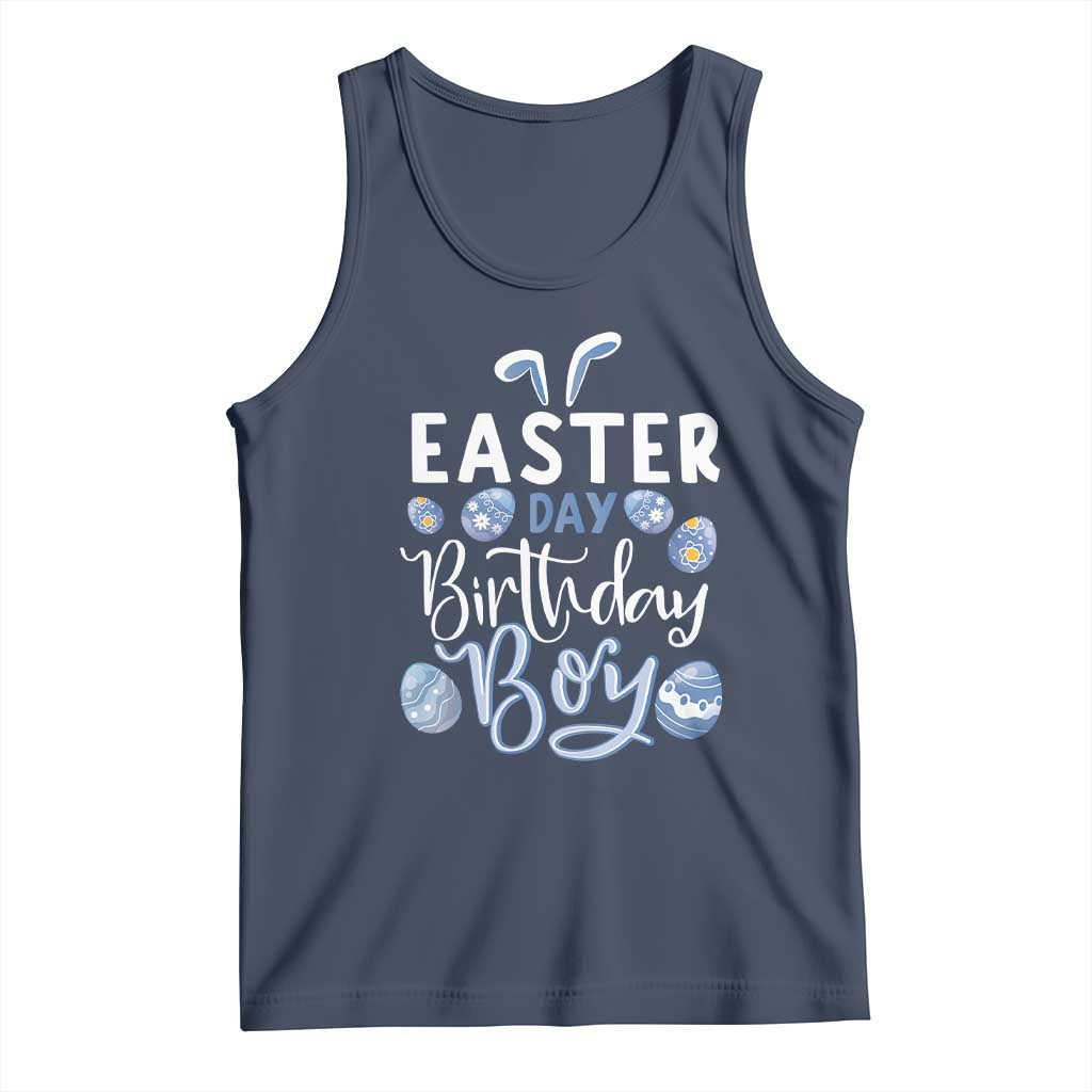 Funny Easter Day Birthday Boy Tank Top Born On Easter Day Eggs