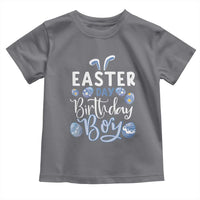 Funny Easter Day Birthday Boy Toddler T Shirt Born On Easter Day Eggs