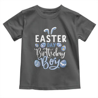 Funny Easter Day Birthday Boy Toddler T Shirt Born On Easter Day Eggs