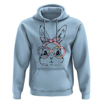 Easter Day Bunny Rabbit Face Tie Dye Glasses Hoodie