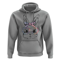 Easter Day Bunny Rabbit Face Tie Dye Glasses Hoodie