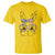 Easter Day Bunny Rabbit Face Tie Dye Glasses T Shirt