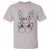 Easter Day Bunny Rabbit Face Tie Dye Glasses T Shirt