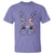 Easter Day Bunny Rabbit Face Tie Dye Glasses T Shirt