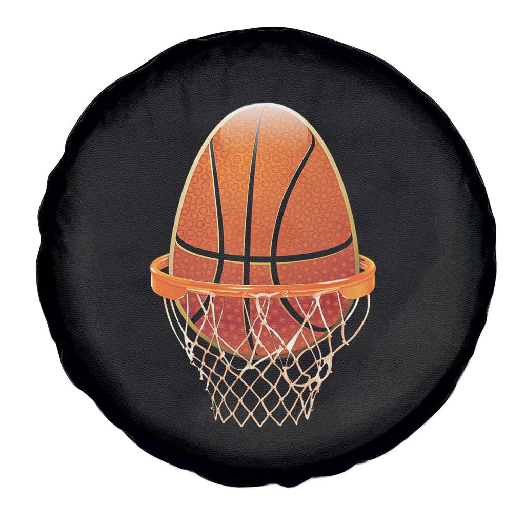 Funny Easter Egg Basketball Sport Lover Spare Tire Cover