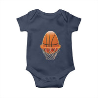 Funny Easter Egg Basketball Sport Lover Baby Onesie
