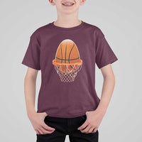 Funny Easter Egg Basketball Sport Lover T Shirt For Kid