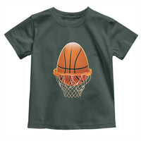 Funny Easter Egg Basketball Sport Lover Toddler T Shirt