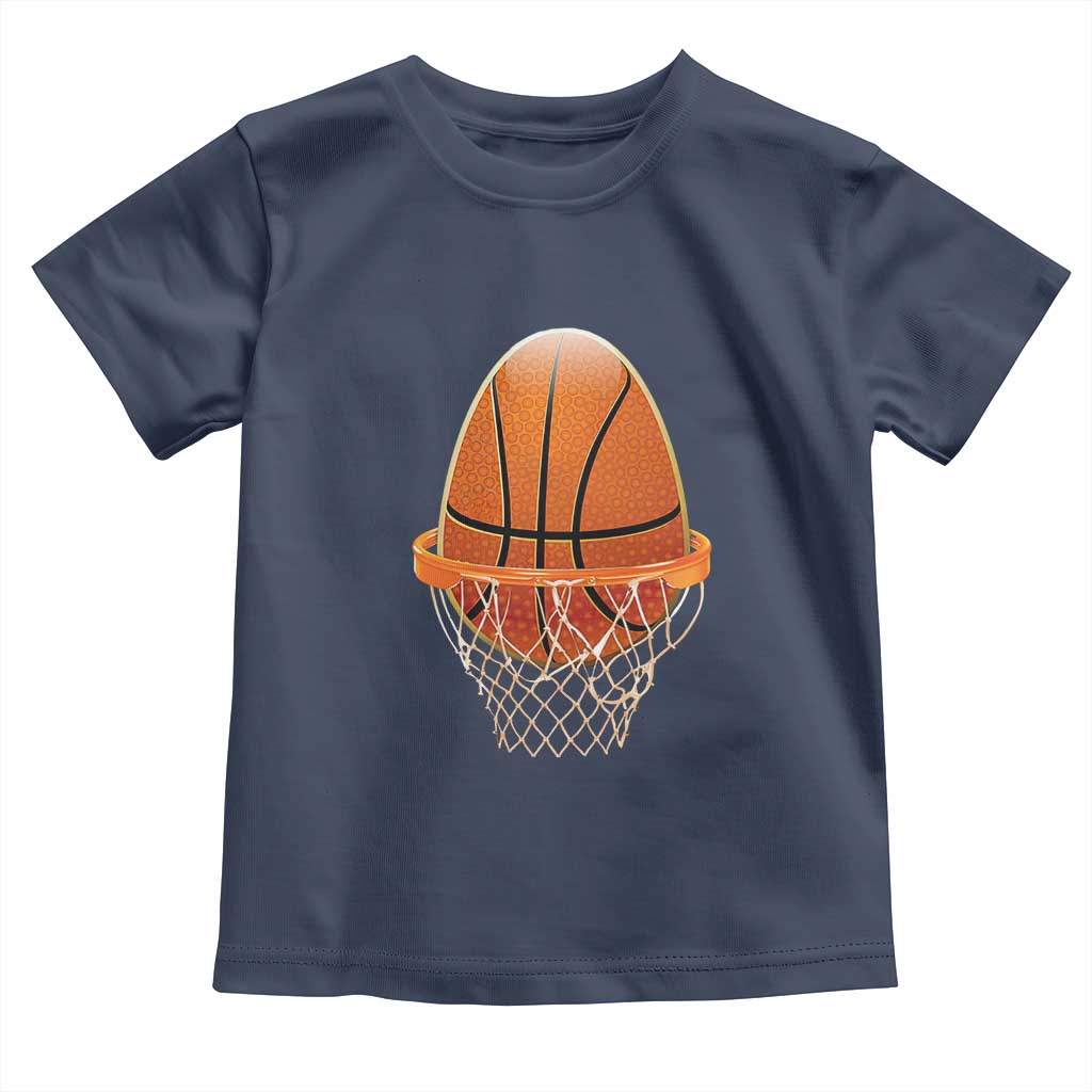 Funny Easter Egg Basketball Sport Lover Toddler T Shirt
