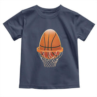 Funny Easter Egg Basketball Sport Lover Toddler T Shirt