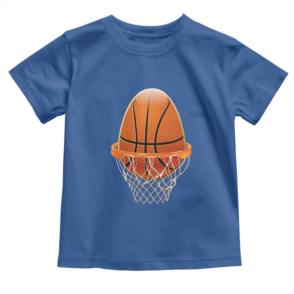 Funny Easter Egg Basketball Sport Lover Toddler T Shirt