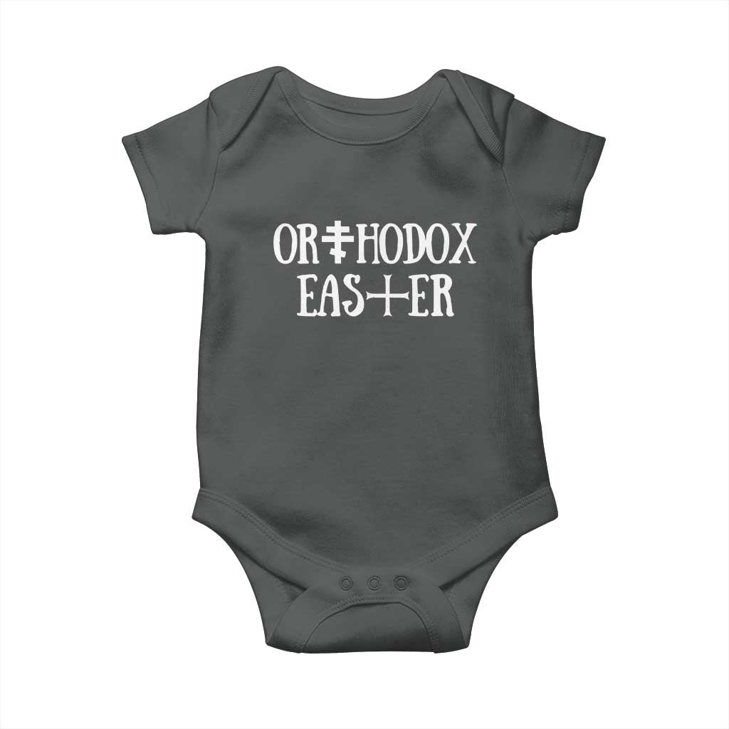 Orthodox Easter Orthodox Christian Faith Jesus Cross Baby Onesie