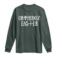 Orthodox Easter Orthodox Christian Faith Jesus Cross Long Sleeve Shirt