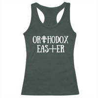 Orthodox Easter Orthodox Christian Faith Jesus Cross Racerback Tank Top