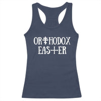 Orthodox Easter Orthodox Christian Faith Jesus Cross Racerback Tank Top