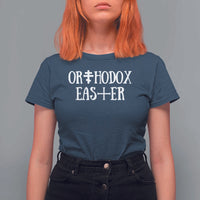 Orthodox Easter Orthodox Christian Faith Jesus Cross T Shirt For Women