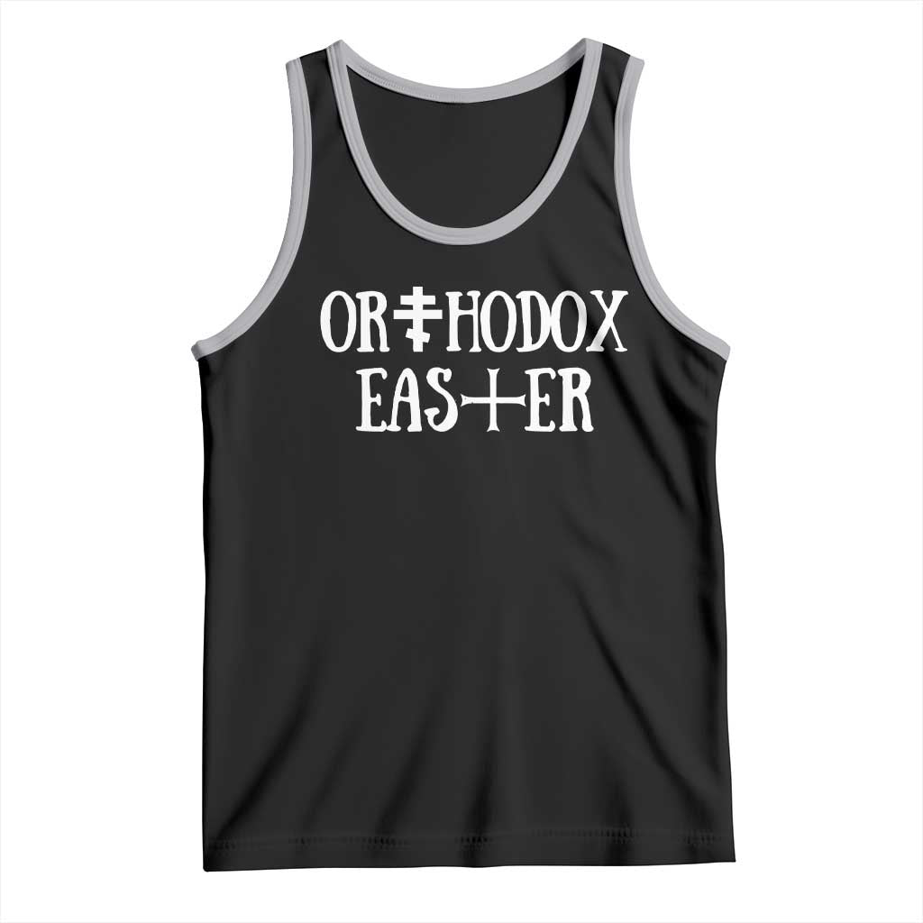 Orthodox Easter Orthodox Christian Faith Jesus Cross Tank Top